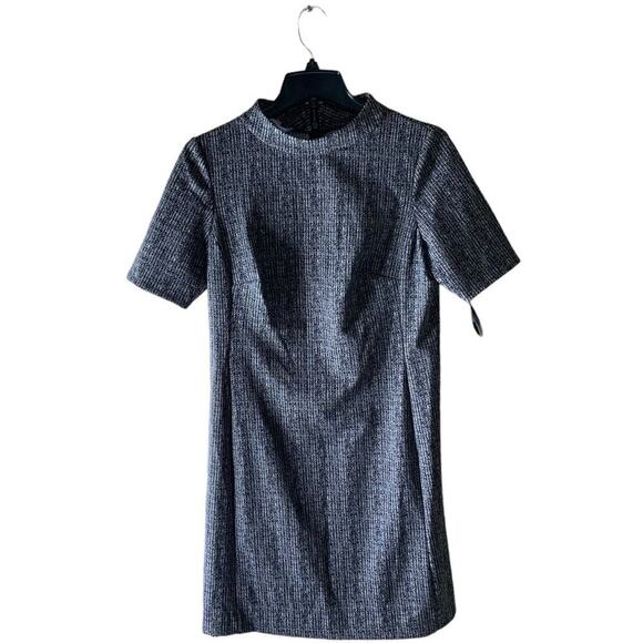 Anne Klein Mini Dress Medium Short Sleeve Fitted Knee Length Zip Closure - Picture 1 of 11